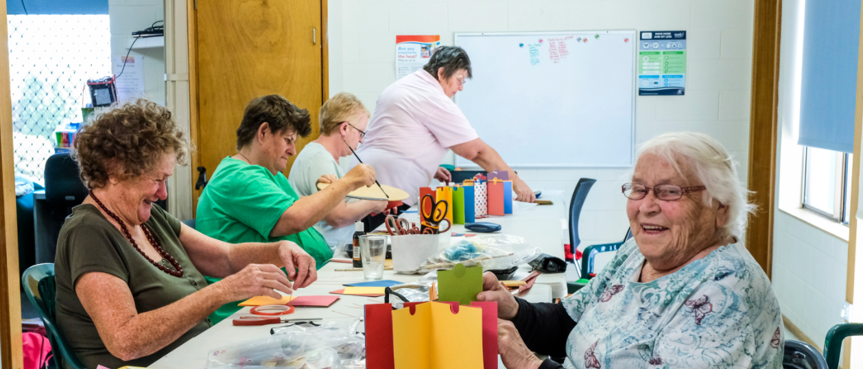 Craft Session in Northern Suburbs Community House with Local Residents