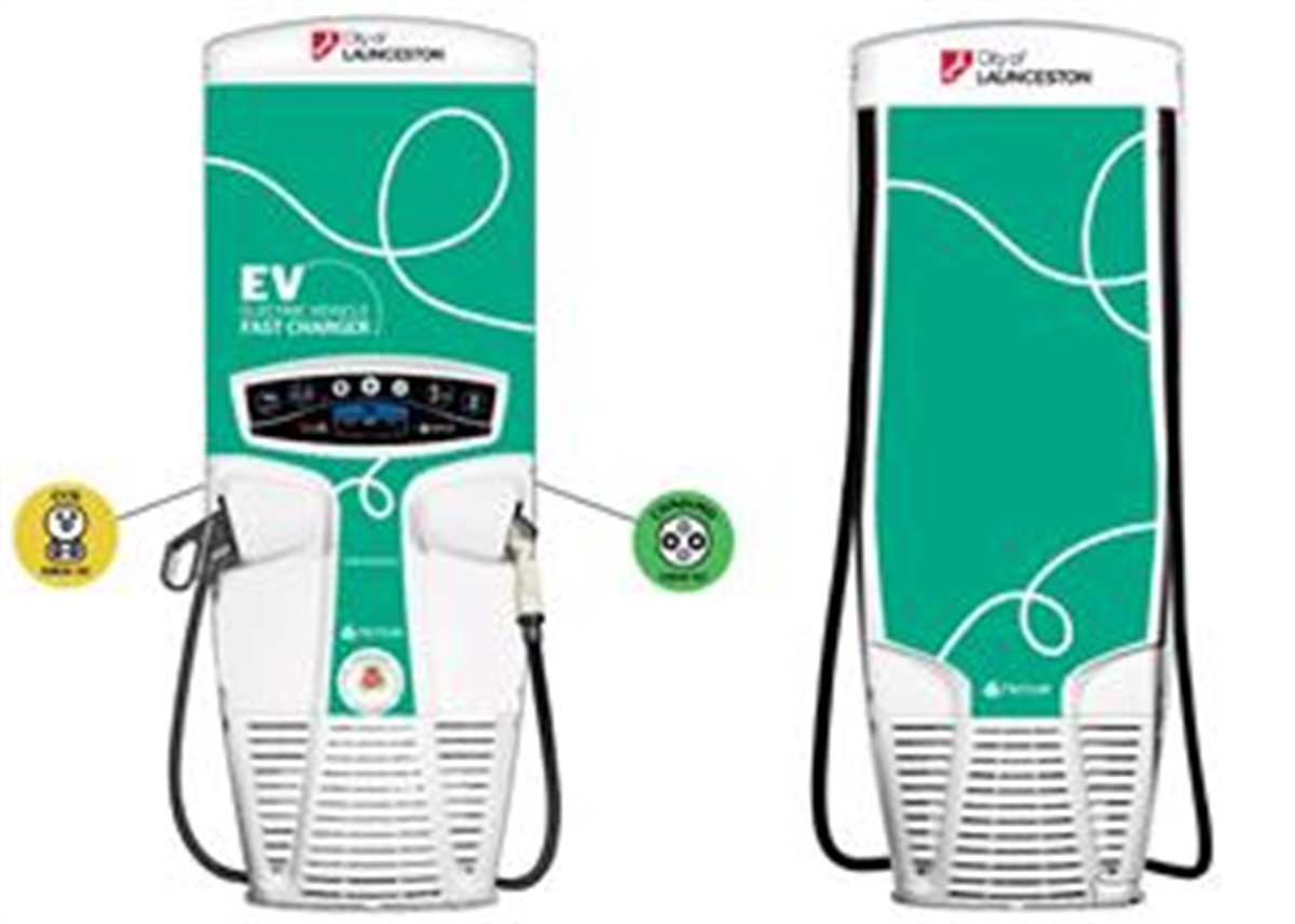 Tasmania's first 50kw DC electric vehicle fast charger City of Launceston