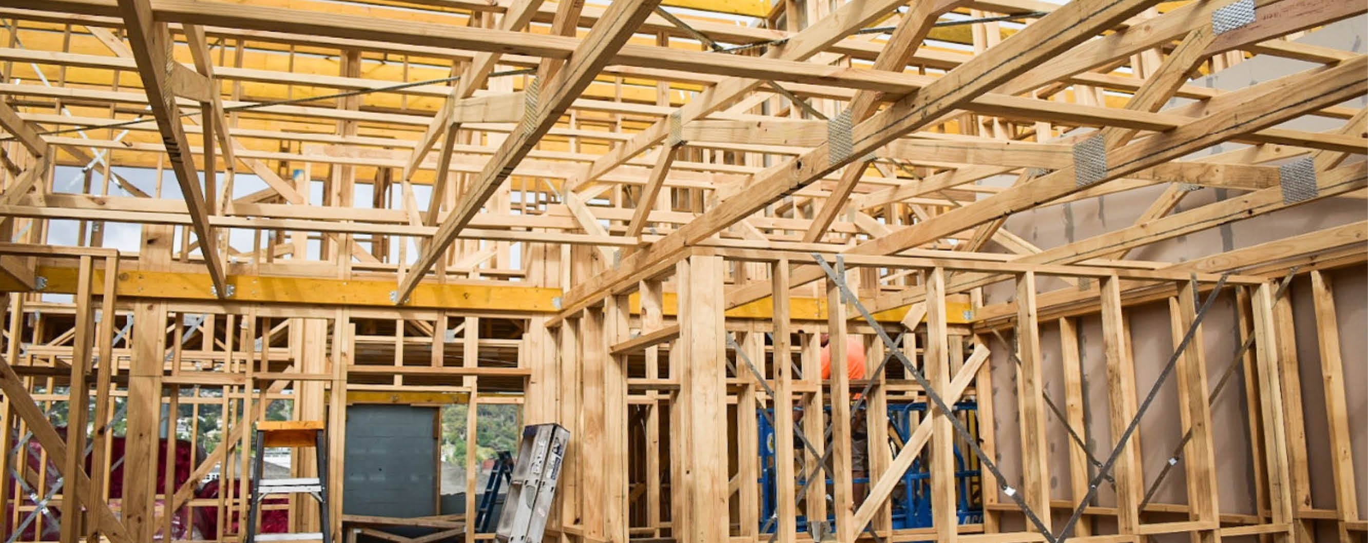 image of a structure frame for a building