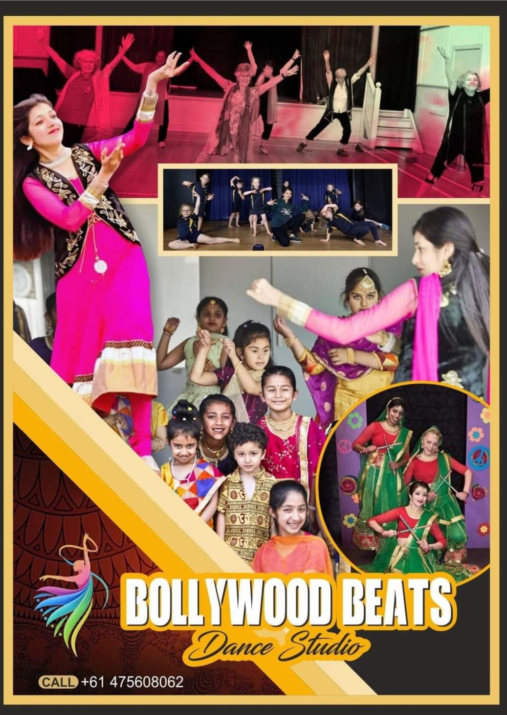 Bollywood Beats Dance Studio, call 0475608062