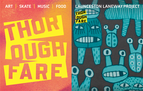 Thoroughfare street art festival posters