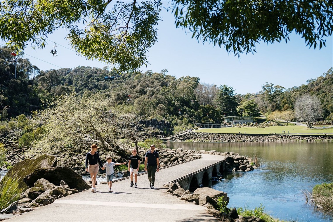 Image: Cataract Gorge Launceston. Photo: Nick Hanson.
