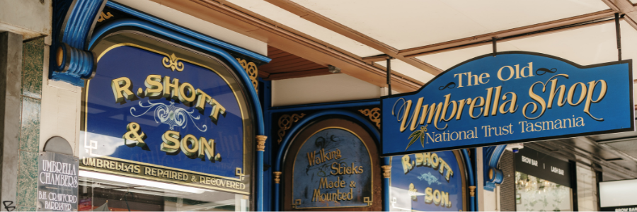 Old umbrella shop