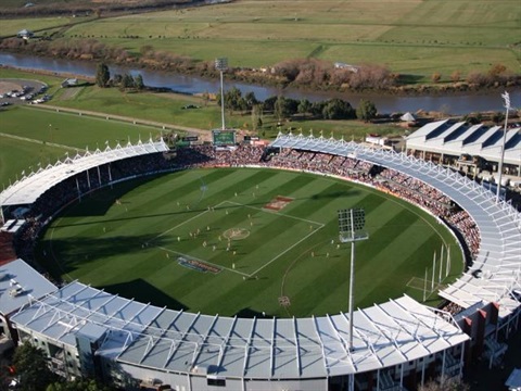 UTAS Stadium Aerial Shot