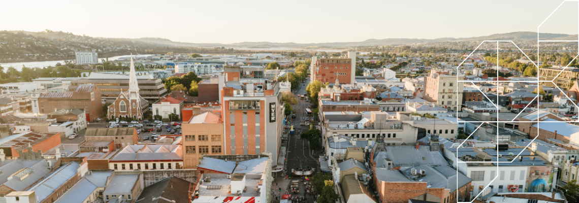 City of Launceston aerial