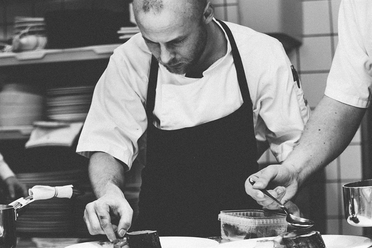 Chef in kitchen